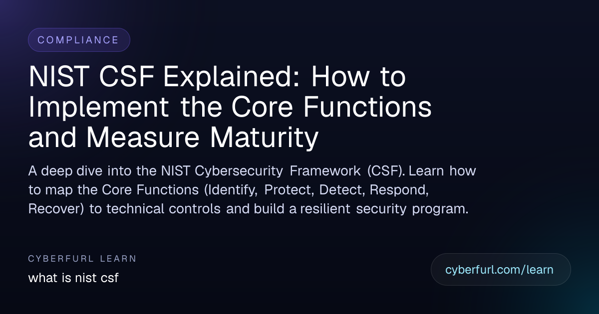 NIST Cybersecurity Framework (CSF) Guide: Identify, Protect, Detect ...